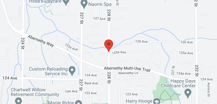 map of 22809 125A AVENUE
